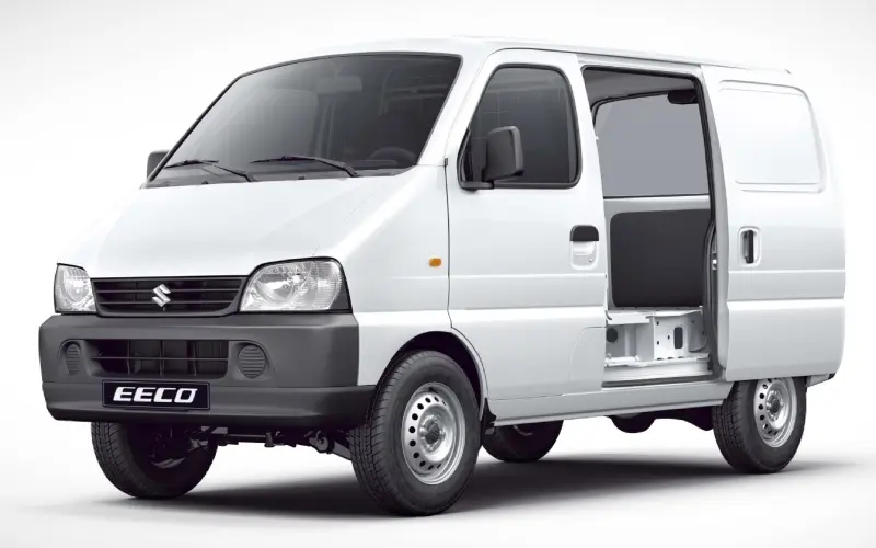 Suzuki Eeco, furgoneta blanca para trabajo, vehículo comercial pequeño